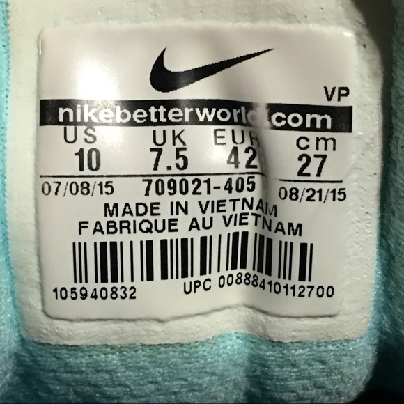 Nike Flex 2015 RN Run Running Shoes Womens Size 10 - Picture 7 of 7